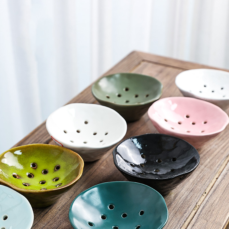 Ikebana Vase Kenzan - Grotten Bloemenkommen Keramiek Zen Stijl Chinese