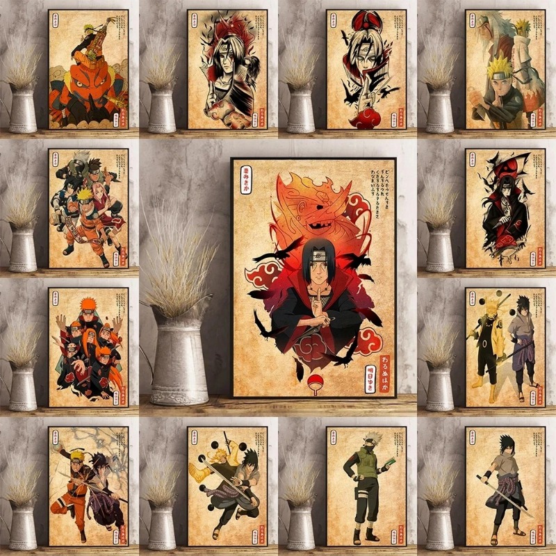 Japan Lifestyle - Japanse Anime Naruto Poster Retro Art