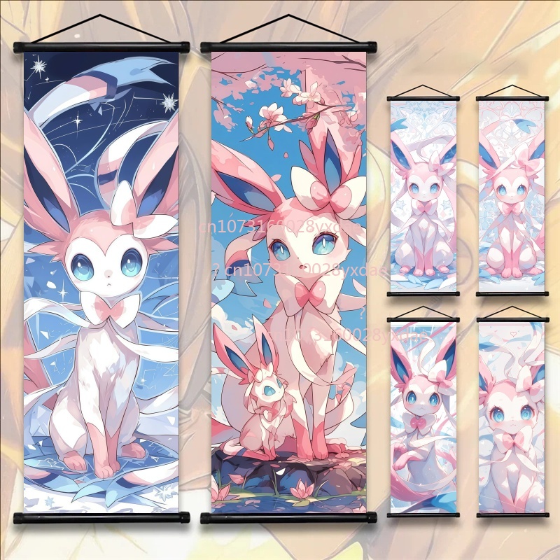 Japan Lifestyle - Japanse Anime Scroll Painting Pokemon Sylveon