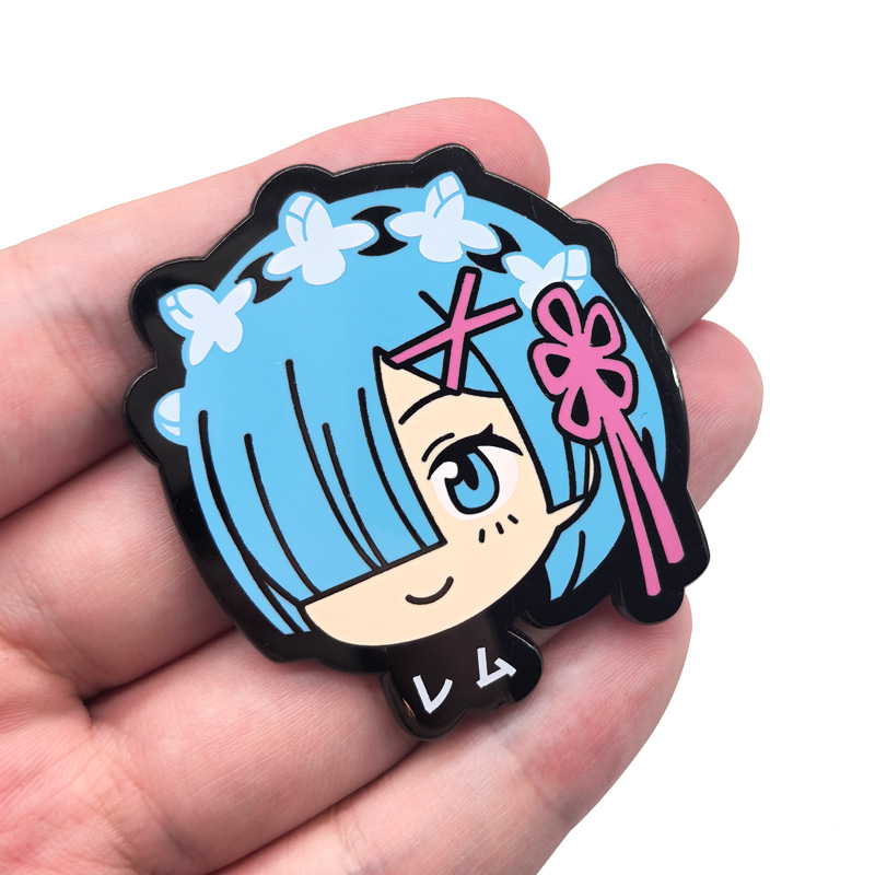 Ram Rem Metalen Badges Anime R - Japan Lifestyle recensie en prijs
