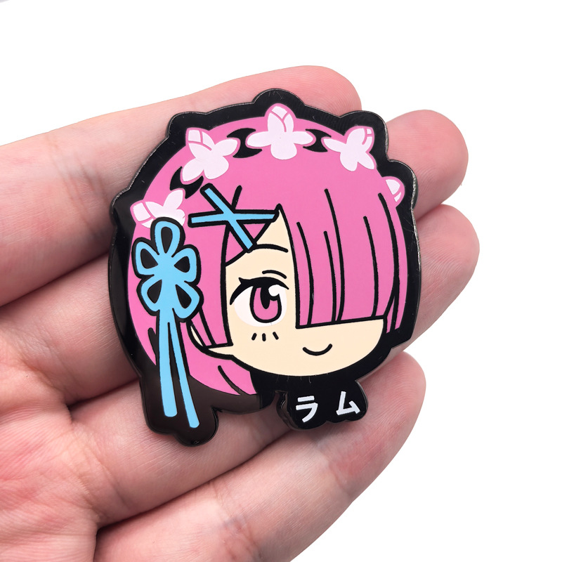 Ram Rem Metalen Badges Anime R - Japan Lifestyle recensie en prijs
