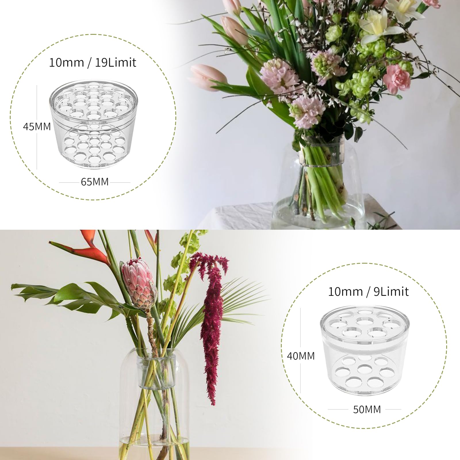 Nieuwe spiraalvormige Ikebana  - Ikebana Vase Kenzan recensie en prijs