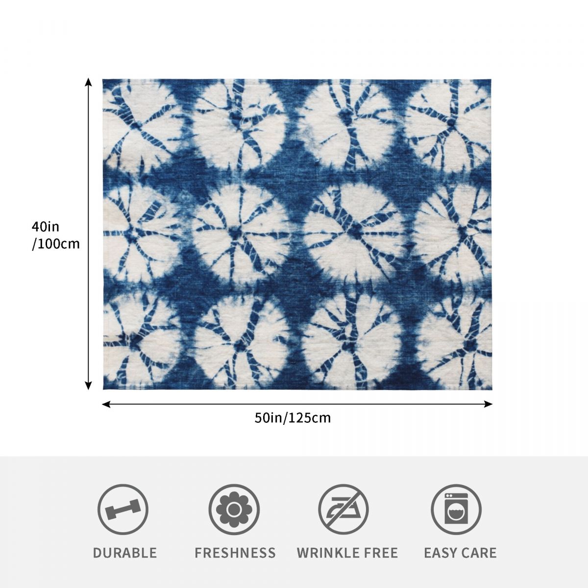 Shibori Circles, Indigo, Tie D - Shibori Tie Dye recensie en prijs