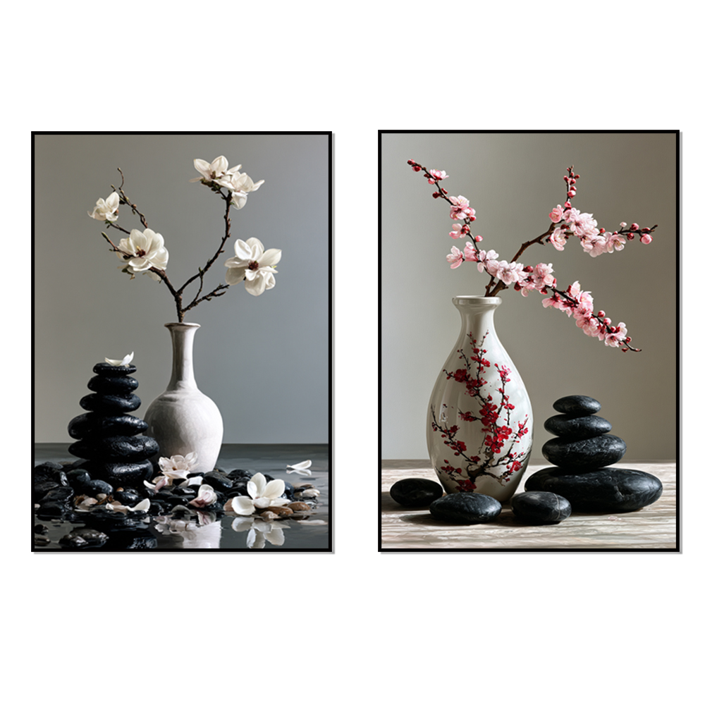 Japanse stijl vaas met kersenb - Lifestyle Of Japanese recensie en prijs