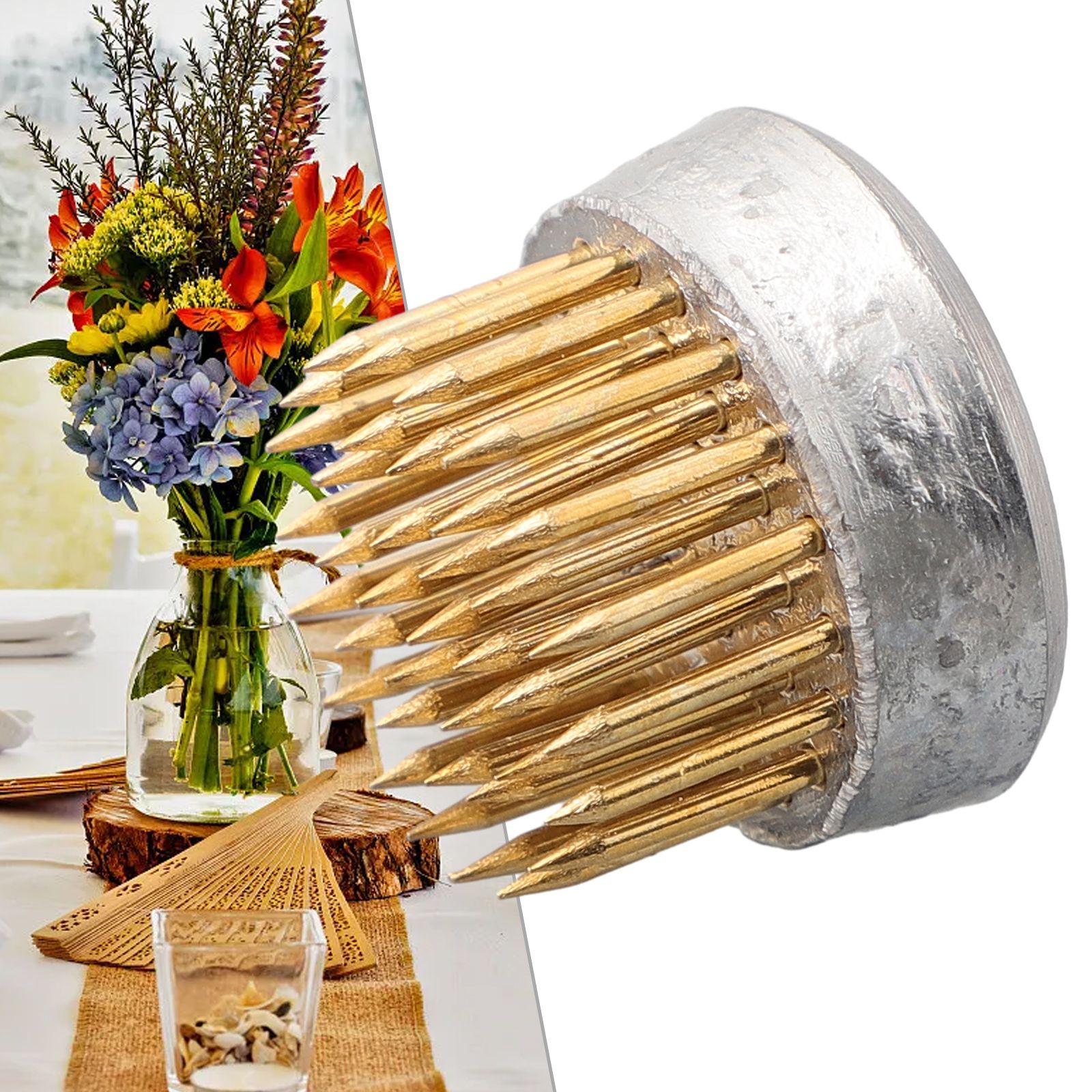 Ronde Ikebana Bloem Kikker Met - Ikebana Vase Kenzan recensie en prijs