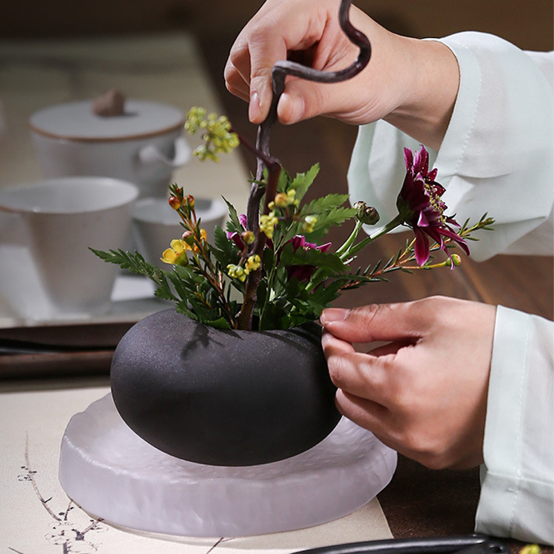 Keramische Vaas Japanse Stijl  - Ikebana Vase Kenzan recensie en prijs