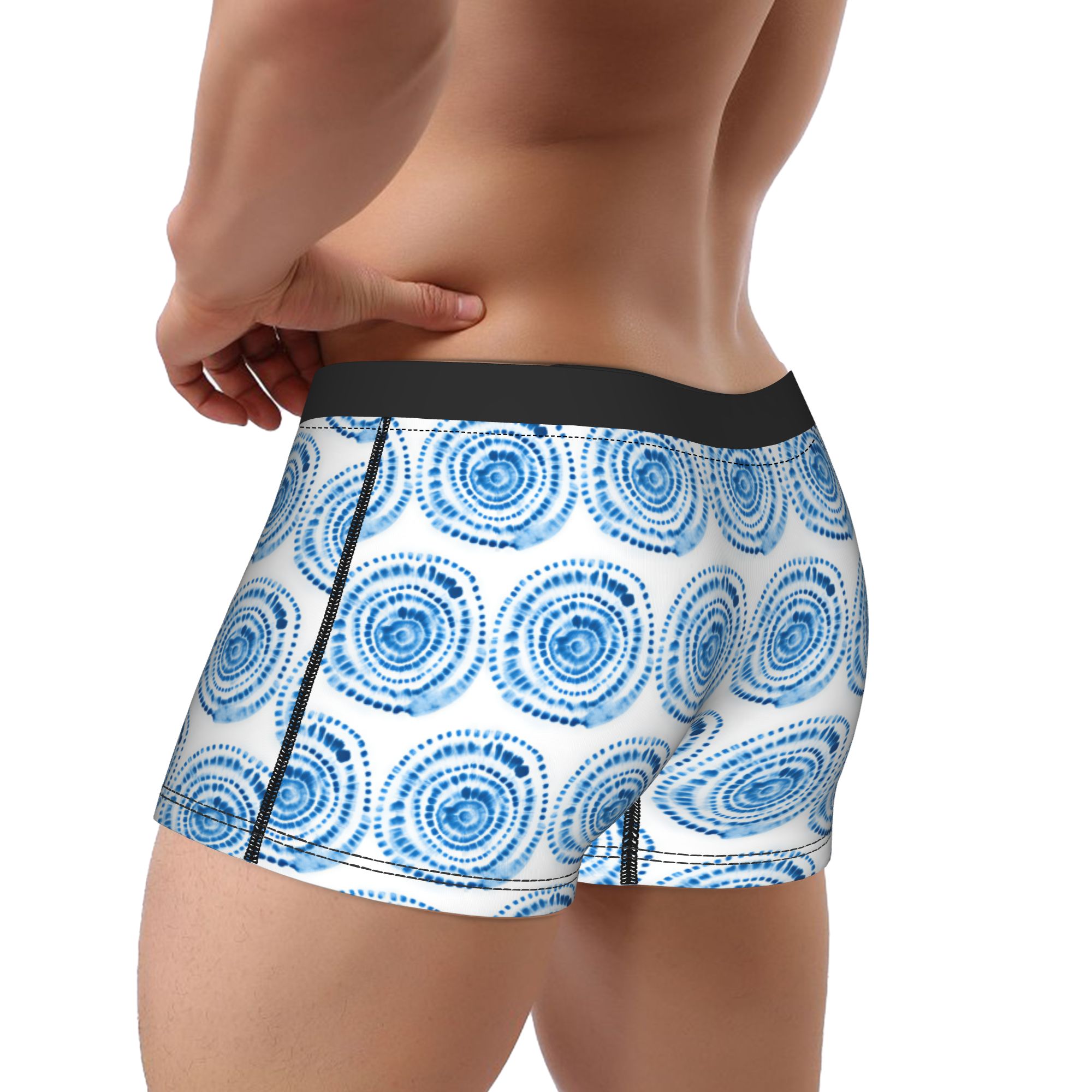 Naadloos shibori-patroon tie-d - Shibori Tie Dye recensie en prijs